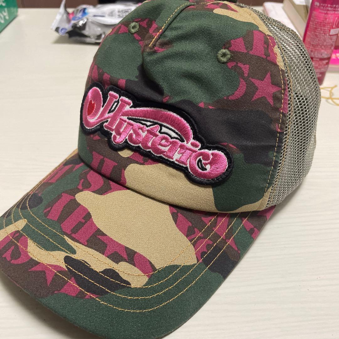 Hysteric 迷彩トラッカーキャップ