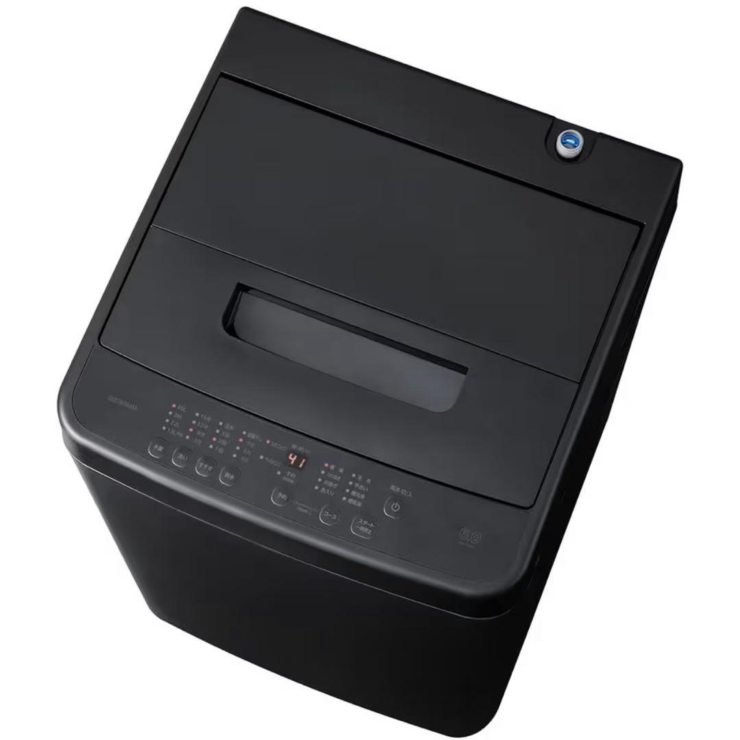 アイリスオーヤマ 縦型洗濯機 IAW-T606-B 6.0kg ブラック