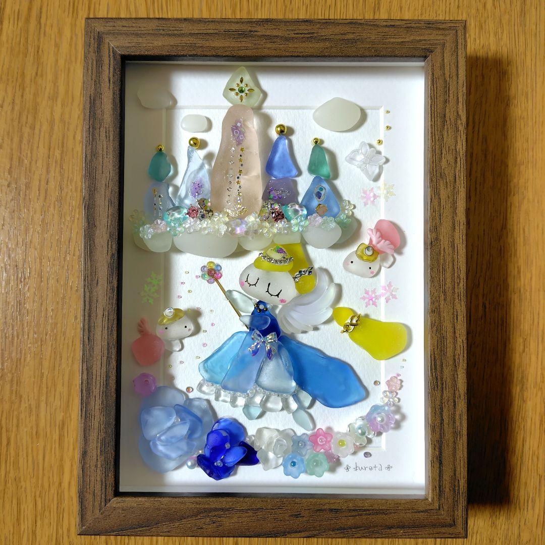 7-38「エンジェルズキャッスル」excellent　ver.　シーグラスアート