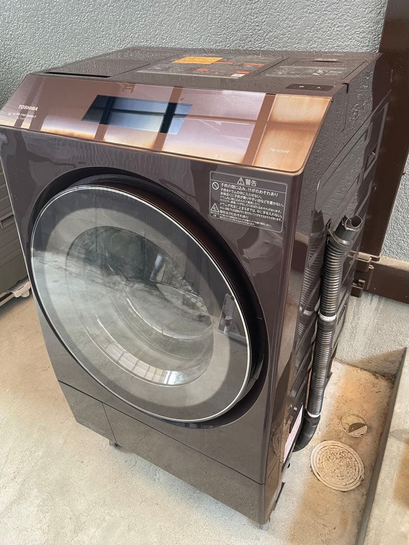 【gcyama❗️】東芝ドラム式洗濯乾燥機TW-127XP3 ZABOON
