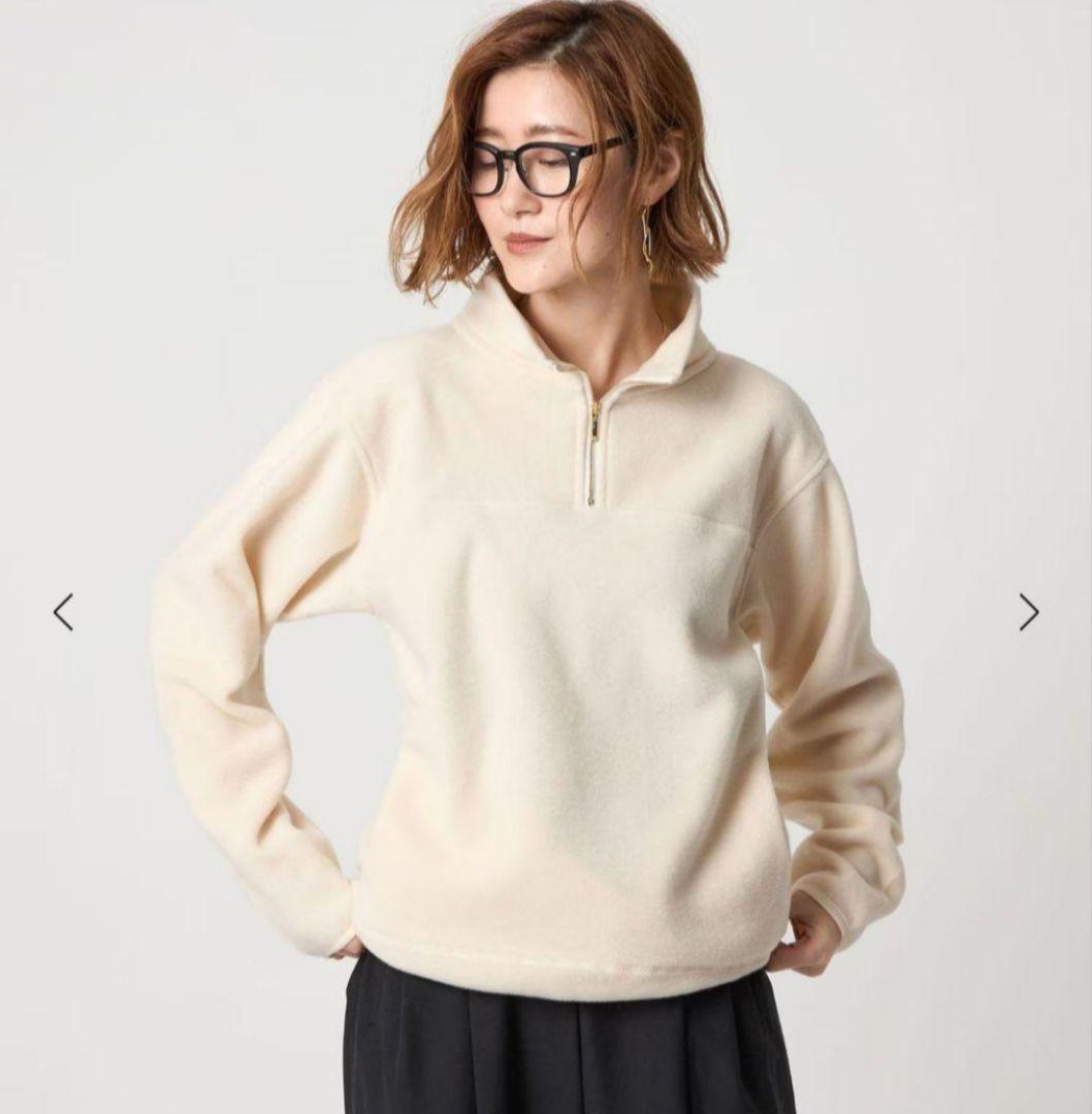 conte　コンテ　フリースジッププルオーバー