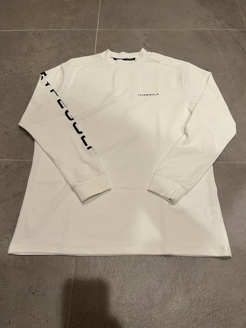 HYPEGOLF ハイプゴルフ 半袖&長袖モックネック2点セット L 黒&白