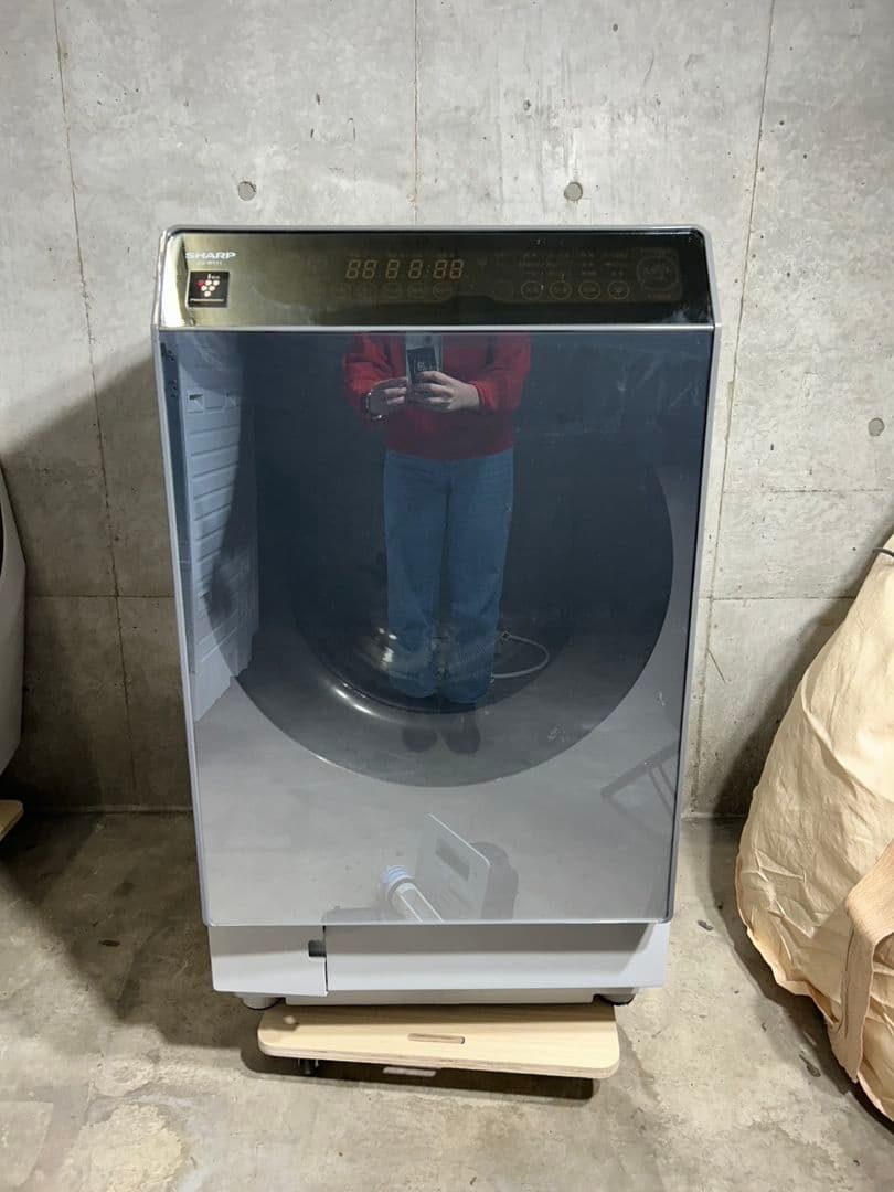 【全国配送可・送料込】 美品✨️クリーニング済 SHARP ドラム式洗濯機