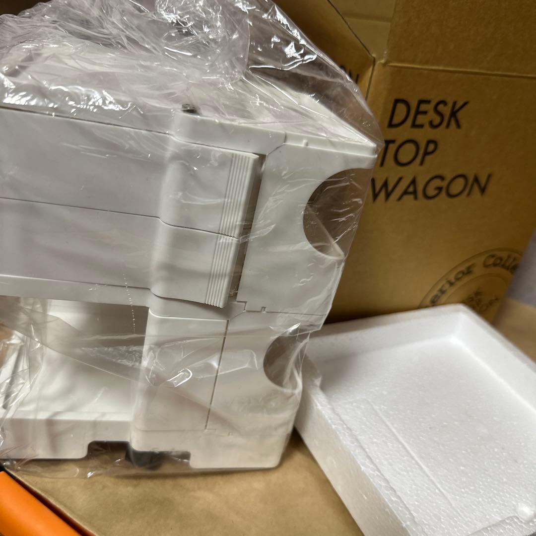 1/3 デスクトップワゴン ホワイト　レアックジャパン　リプロダクト品　新品