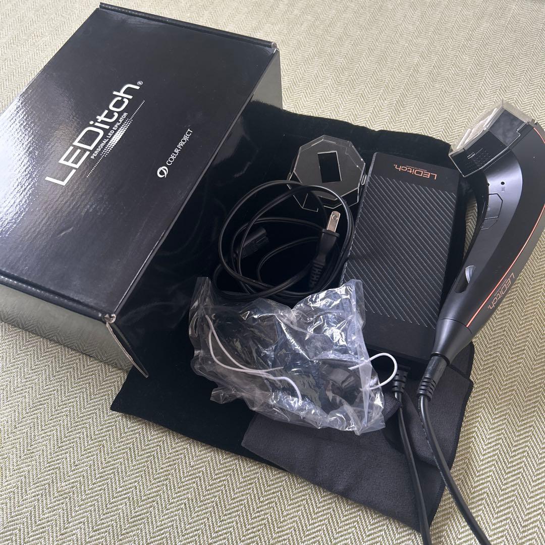 【美品】LEDitch 脱毛器 本体と付属品