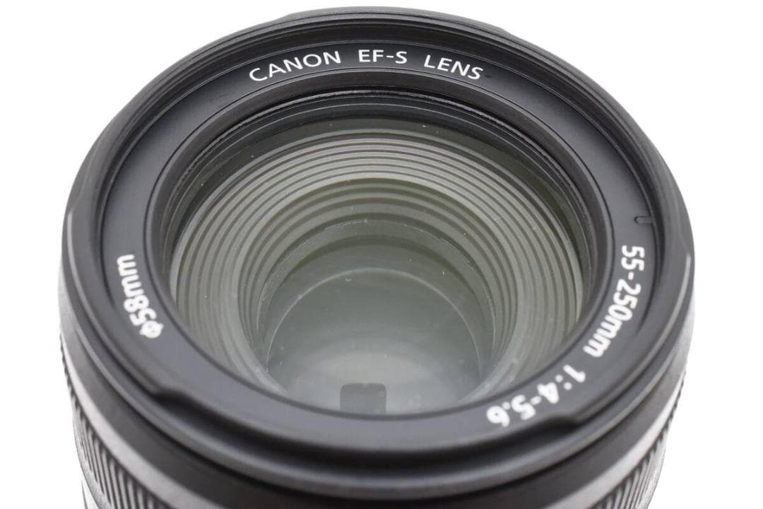 良品 Canon EF-S 55-250mm F4-5.6 IS 元箱付き