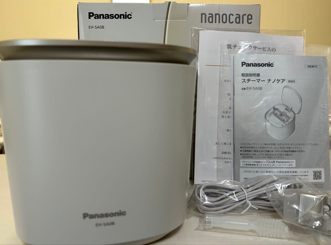 【美品】Panasonic ナノケア EH-SA0B フェイススチーマー