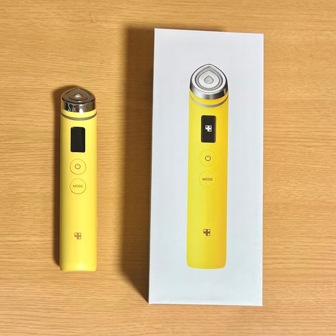 メディキューブ AGE-Rブースタープロ 美顔器 イエロー(極美品)