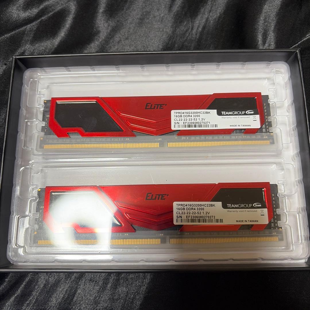TEAMGROUP Elite 16GB2枚DDR4 3200MHz