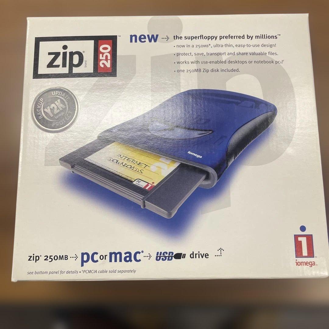 iomega zip 250MB 外付けドライブ