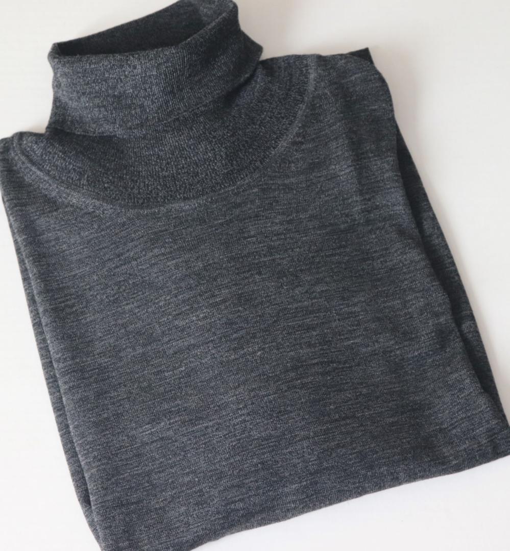 新品【HUGO BOSS ボス】毛100％ タートルネック ニットセーター 3L