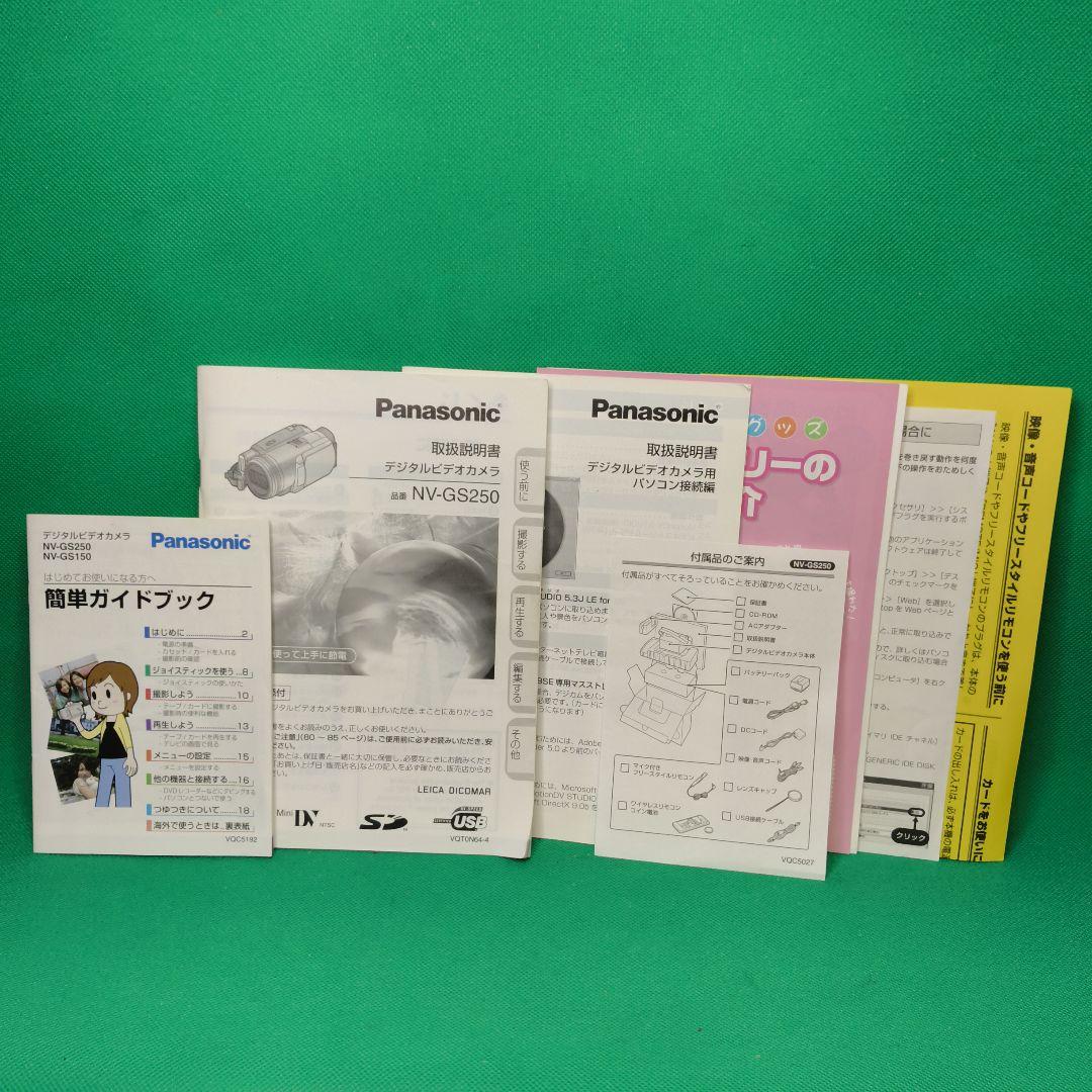 【外観•動作良好】Panasonic パナソニック NV-GS250-S