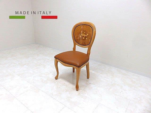 ア*カ様 イタリア クラシックスタイル 象嵌細工チェア　サイドチェア/ダイニング