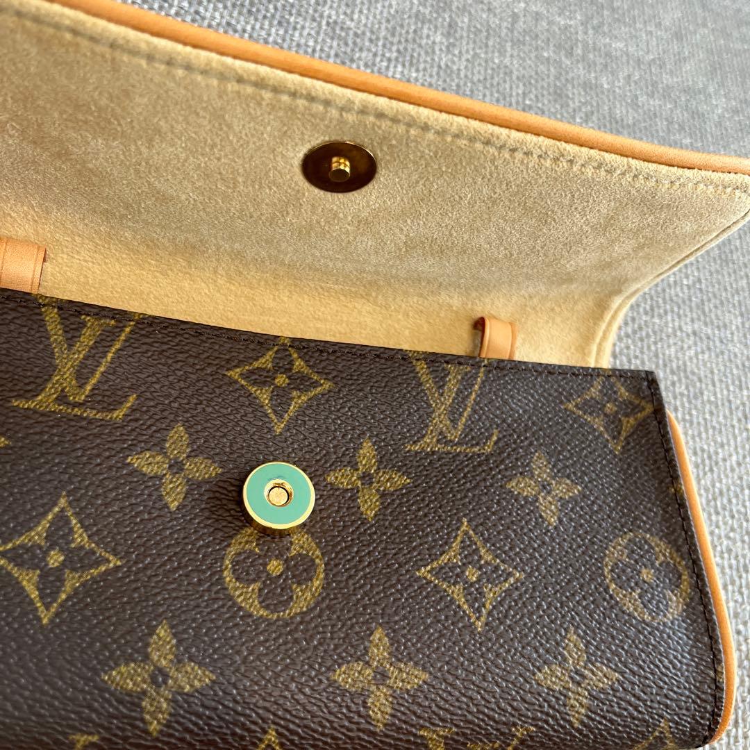 【LOUIS VUITTON】ヴィトン ポシェットツインPMモノグラム極美品！