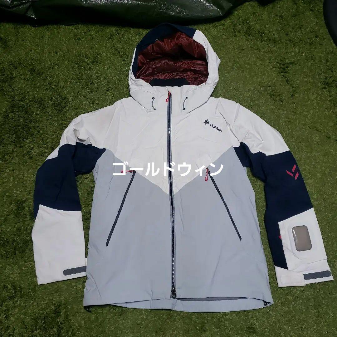 Goldwin スキーウェア(上下) XLサイズ ホワイト/グレー/ネイビー