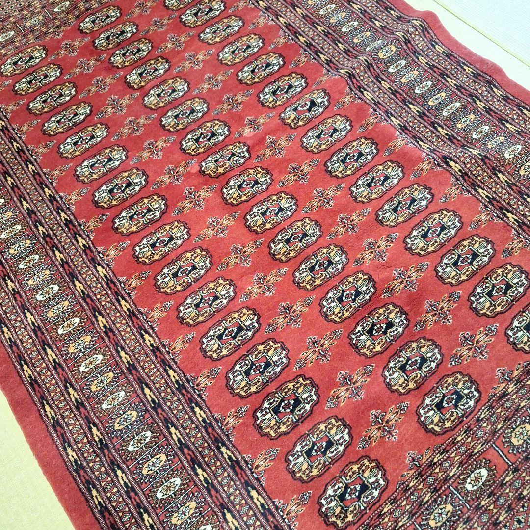 Xmasセール早い者勝ち❗ パキスタン絨毯　約198cm×127cm