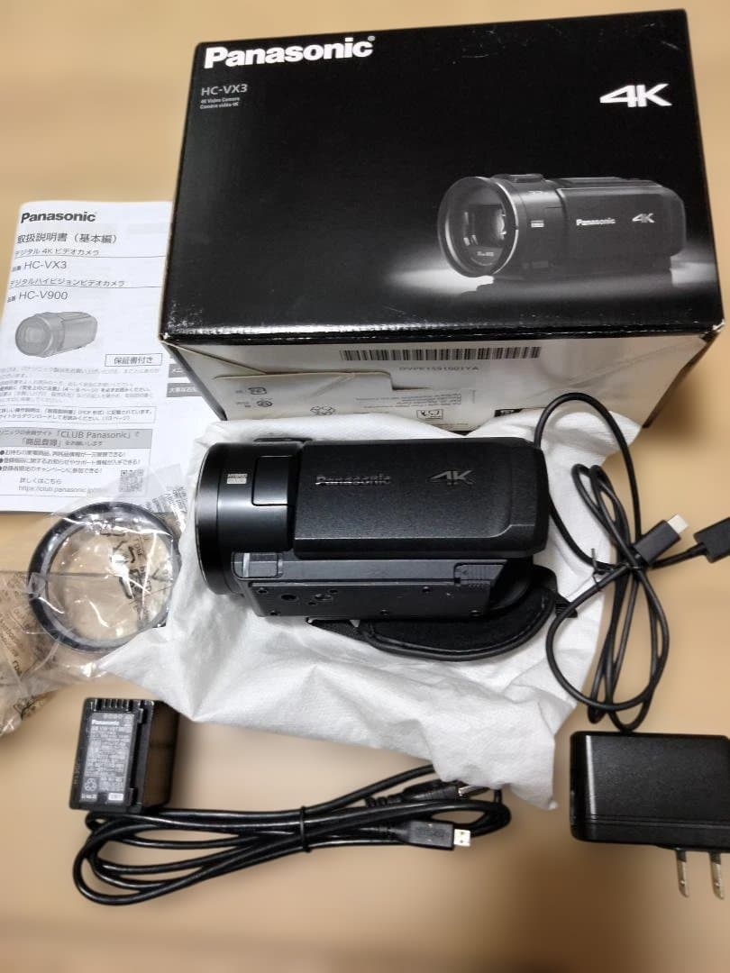 4Kビデオカメラ ビデオカメラ パナソニック HC-VX3-K