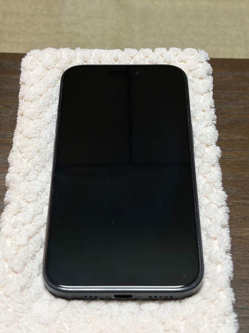 【美品】iPhone15 128GB SIMフリー ブラック 90% 付属品付