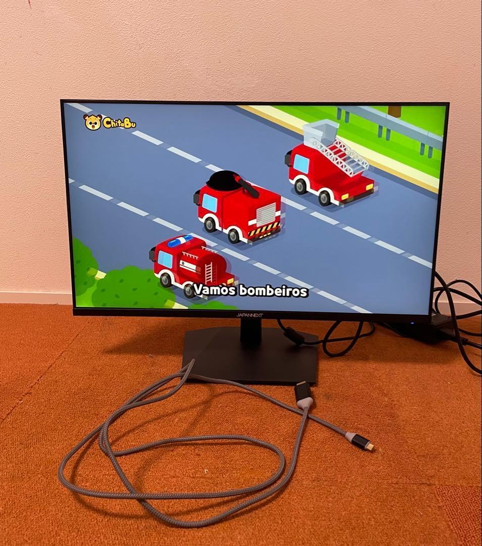 JAPANNEXT IPS フルHDモニター 給電可能 ディスプレイ