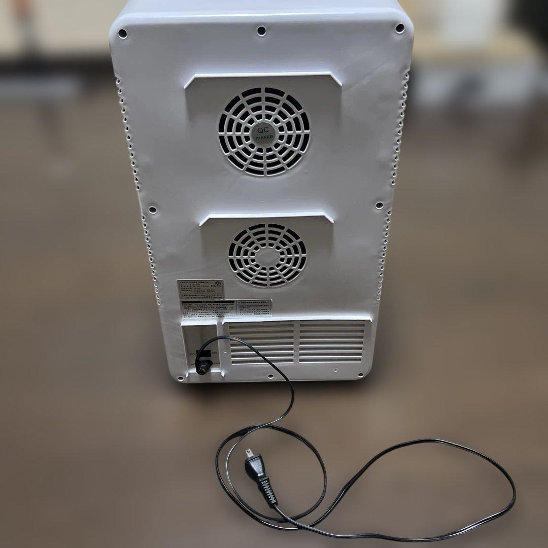 コンパクト冷蔵庫 2段式 ホワイト