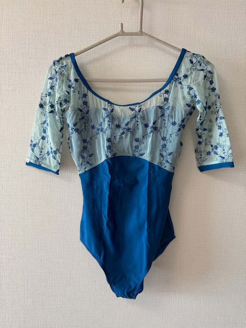 Dellalo Milanoデラロミラノ　レオタード　Lsizeブルー