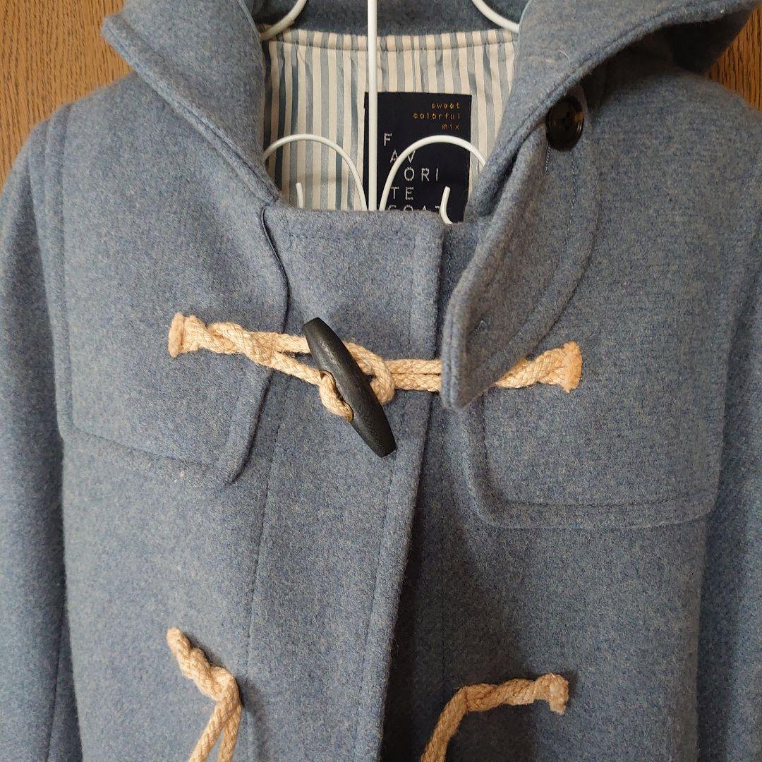 タイムセール！♥️組曲　大人のウール ダッフルコート ブルー　美品