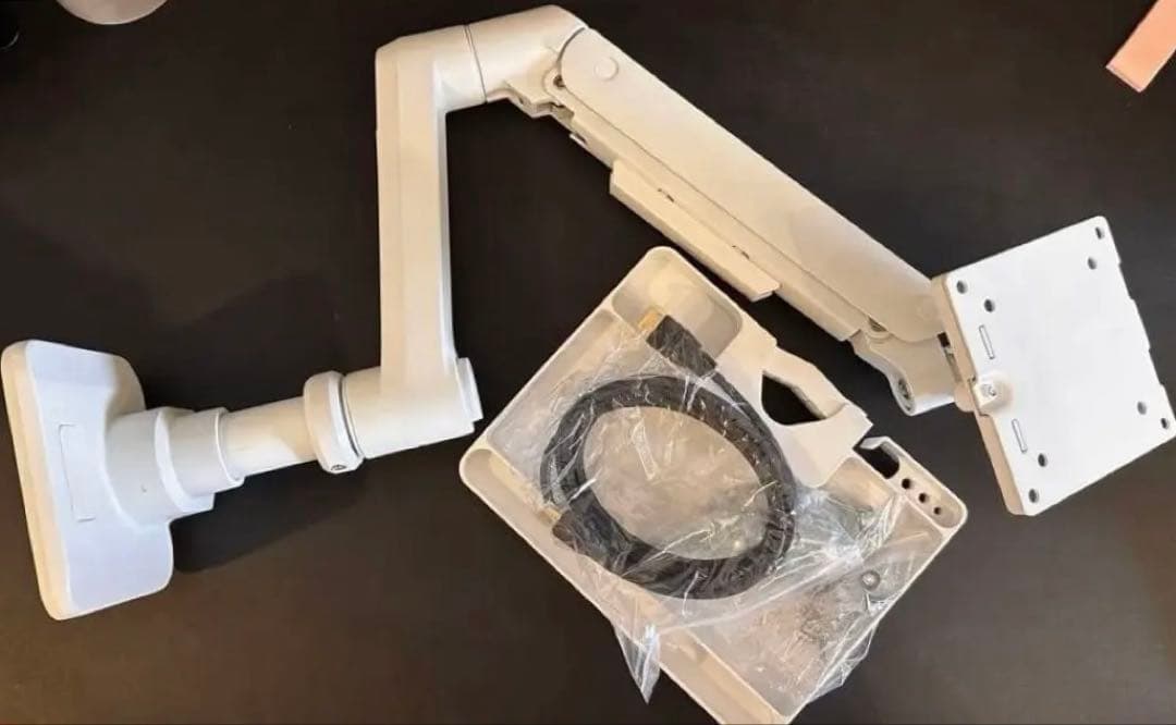 快適ワーク LS112 モニターアーム ホワイト