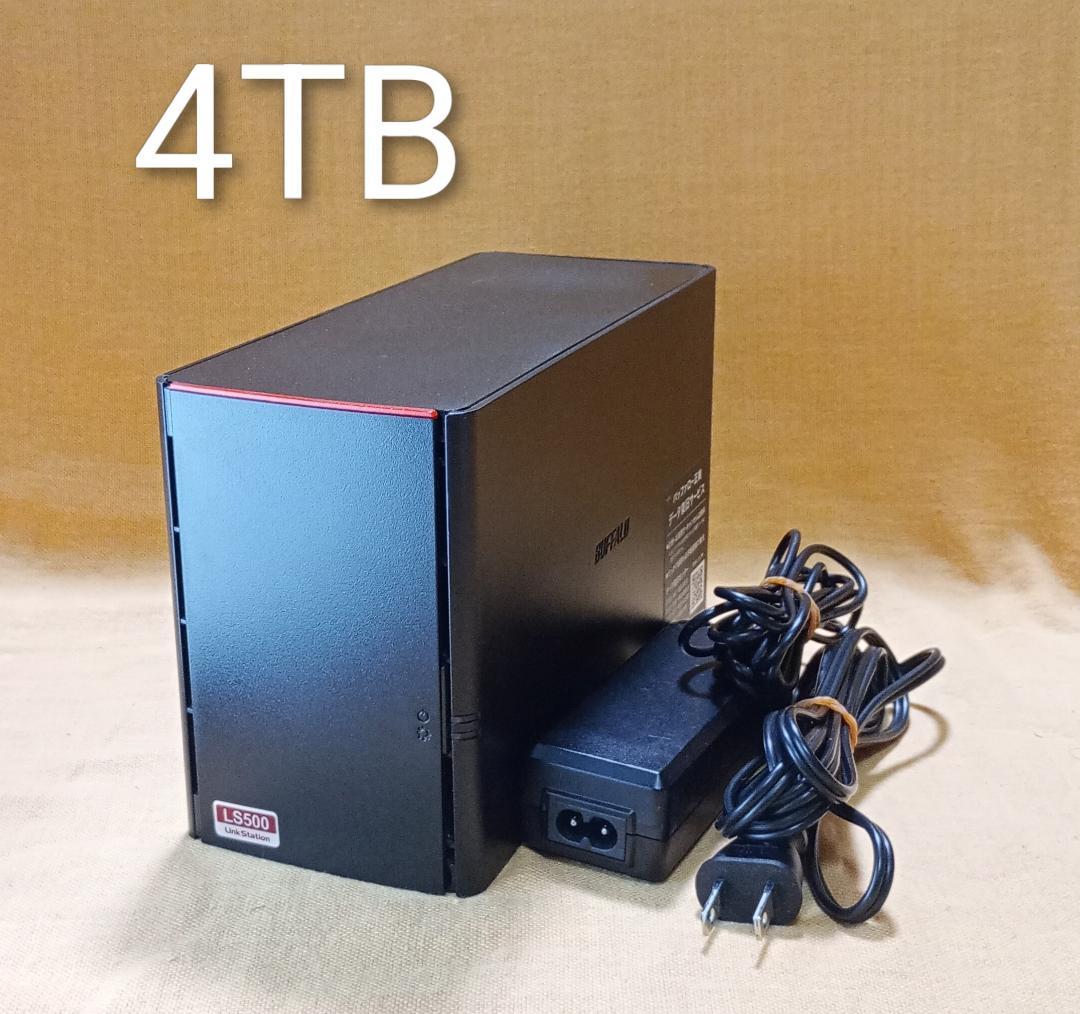 ★【美品】Buffalo 4TB NAS LS520D0402G【送料無料】