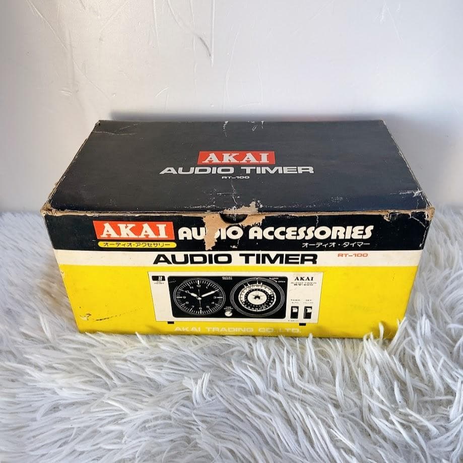 AKAI RT-100 オーディオタイマー 昭和レトロ AUDIO TIMER