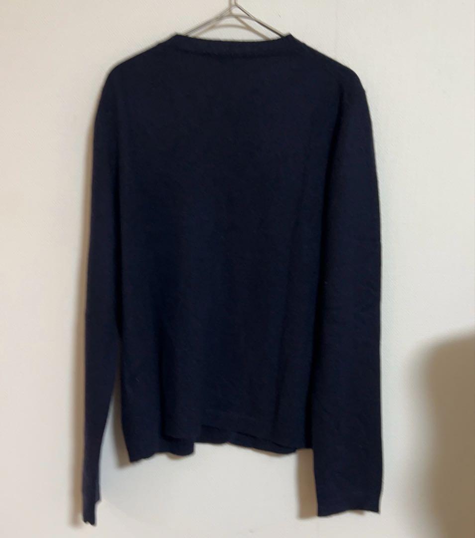 週末セール❣️美品⭐️MaxMara ピュアカシミヤ カーディガン ￼L 紺