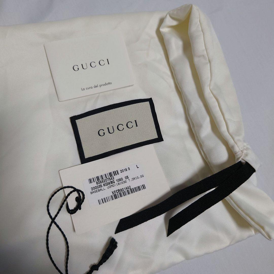 GUCCI　グッチ　ブラック　GGパターン　キャップ　ユニセックス