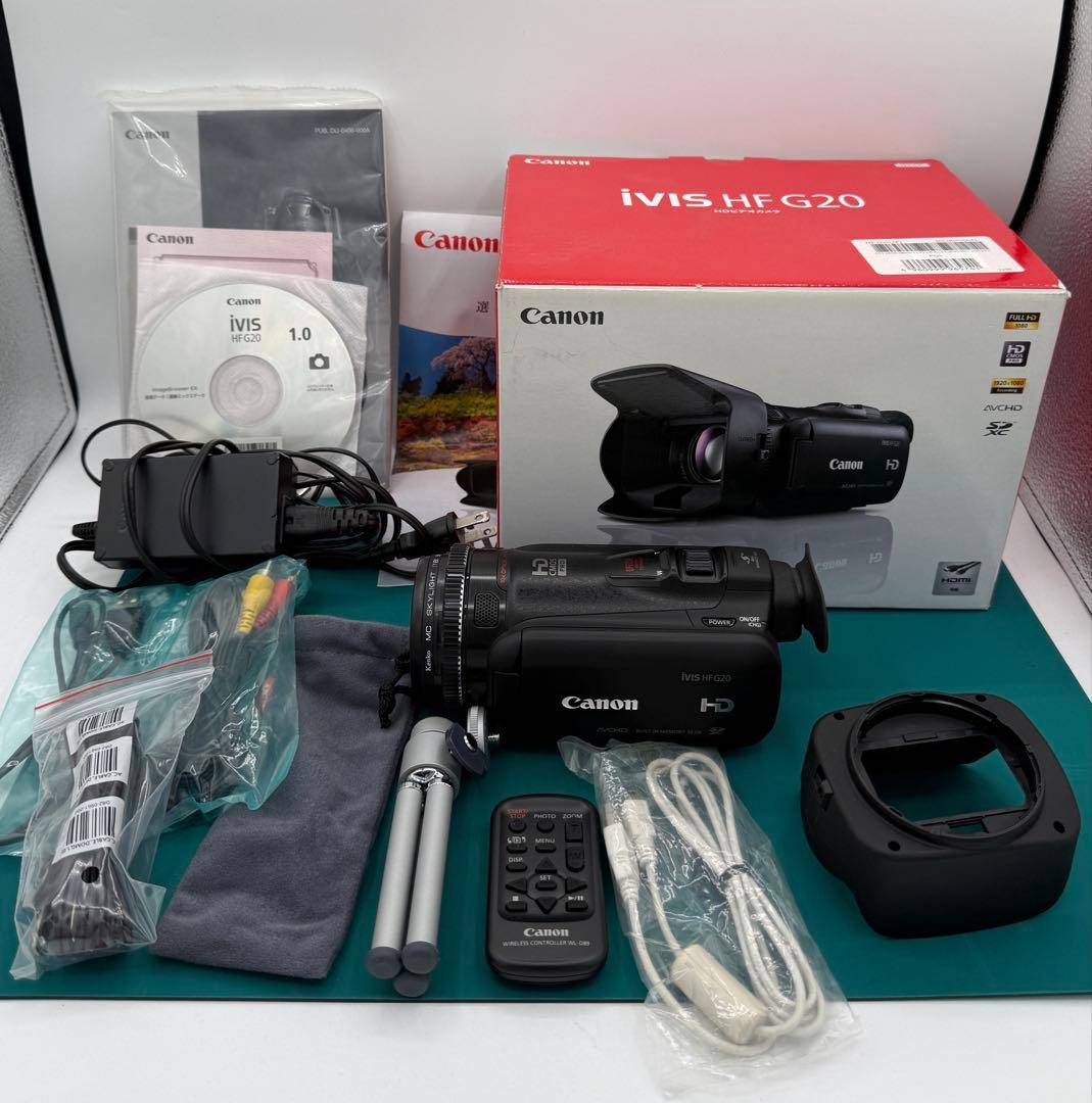 Canon iVIS HFG20 光学10倍ズーム 内蔵32GB ビデオカメラ