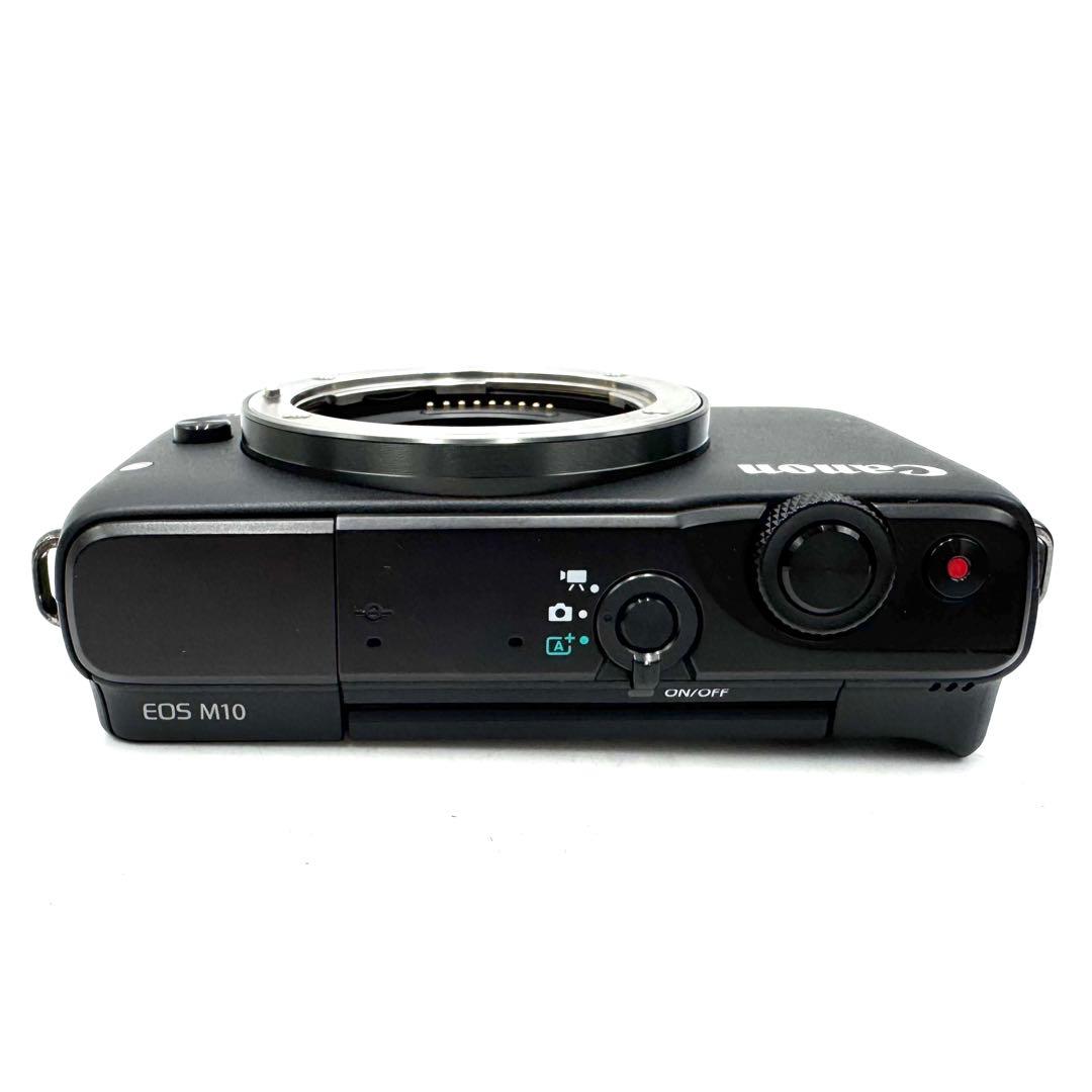 CANON キヤノンEOS M10 ブラック Wi-Fi機能搭載 レンズキット