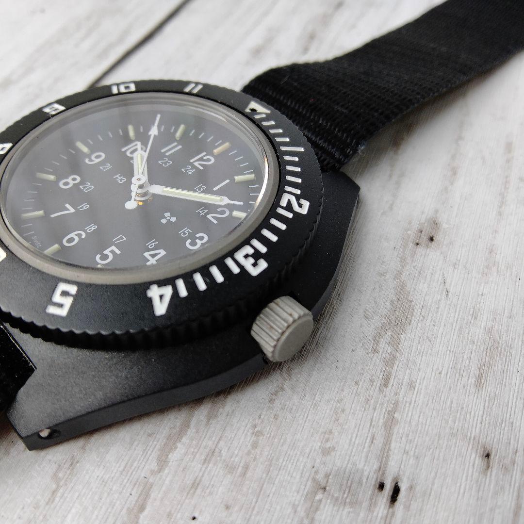 MARATHON【美品】ナビゲーター デイト パイロット　ブラック系　千場