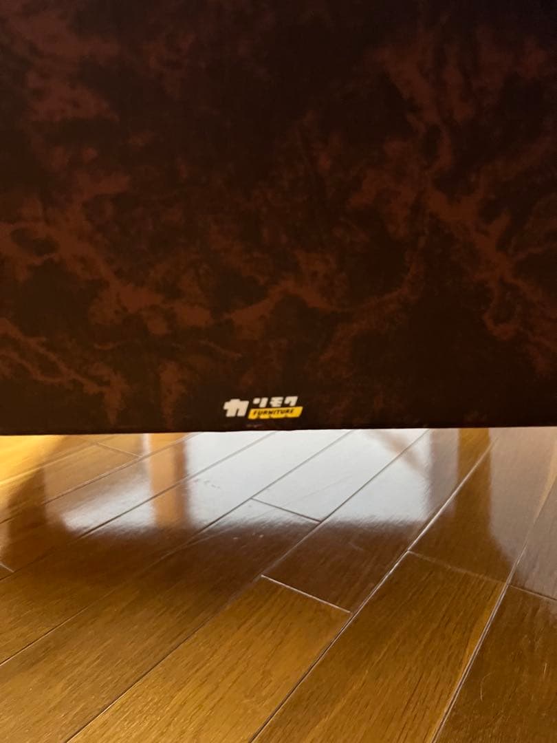 希少カリモクＦＵＲＮＩＴＵＲＥロビーチェア ブラウンマーブル柄 ソファ2脚セット