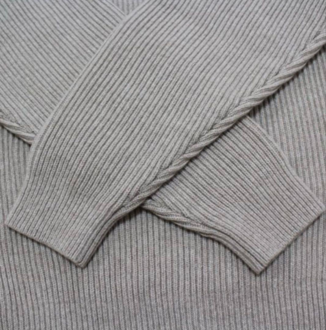 トップス AURALEE CASHMERE WOOL RIB KNIT BIG P/O 5