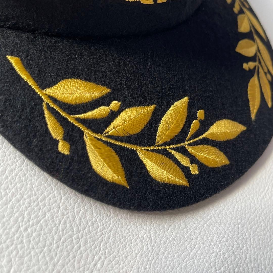 当時物 バイク カワサキ kawasaki ヴィンテージ 刺繍 ウールキャップ