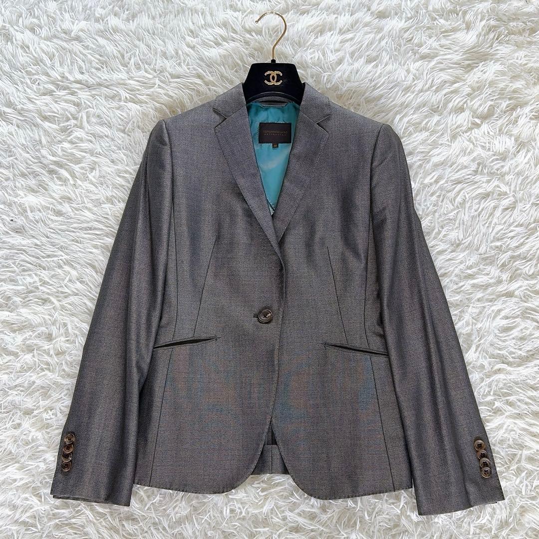 【トゥモローランドコレクション】シルク混ウールジャケットパンツスーツセットアップ