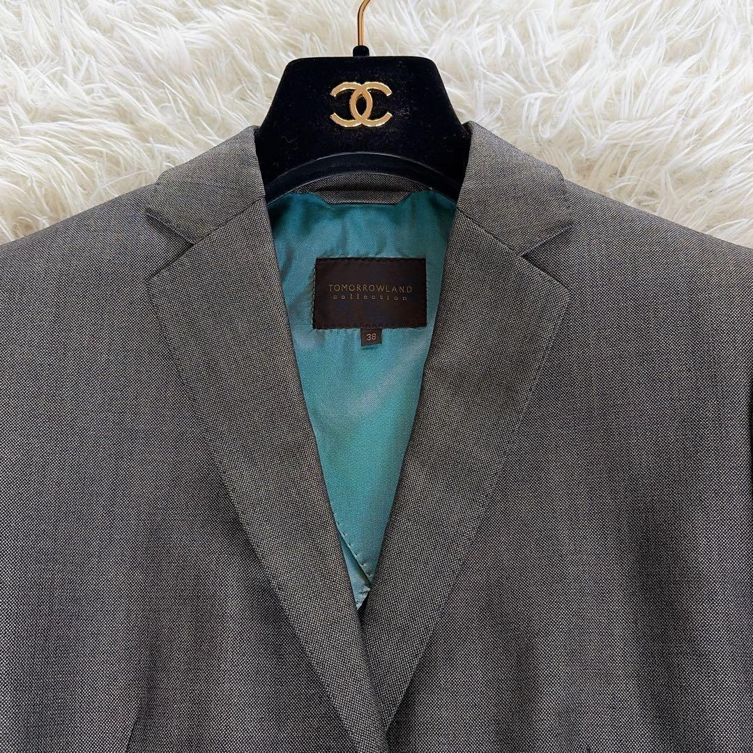 【トゥモローランドコレクション】シルク混ウールジャケットパンツスーツセットアップ