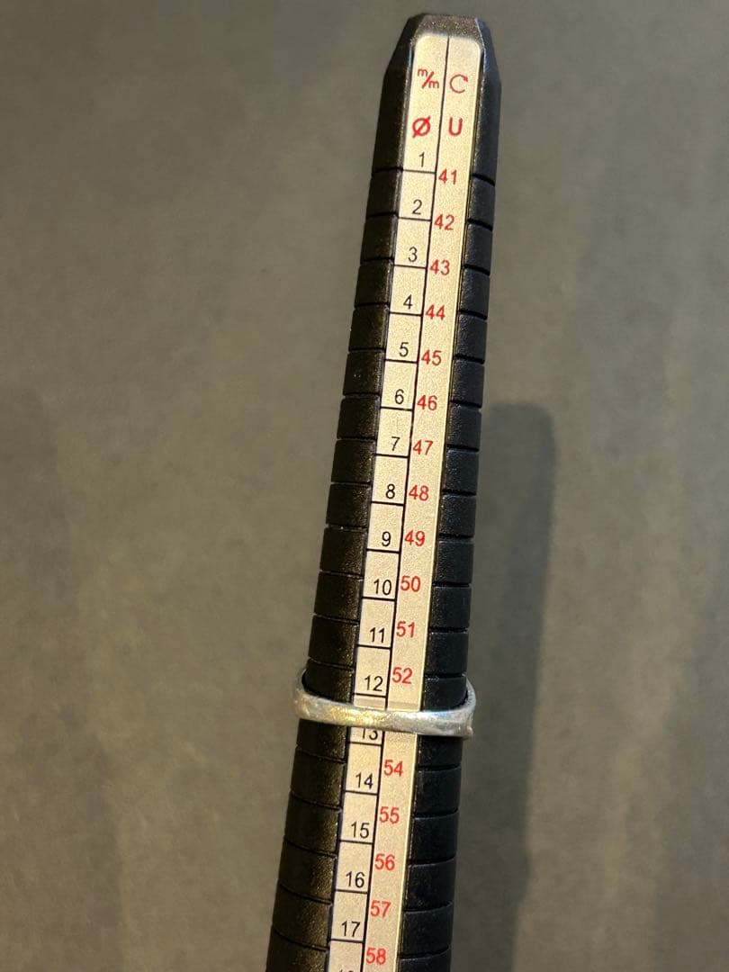 agete アガット　透かし　シルバーリング　13号