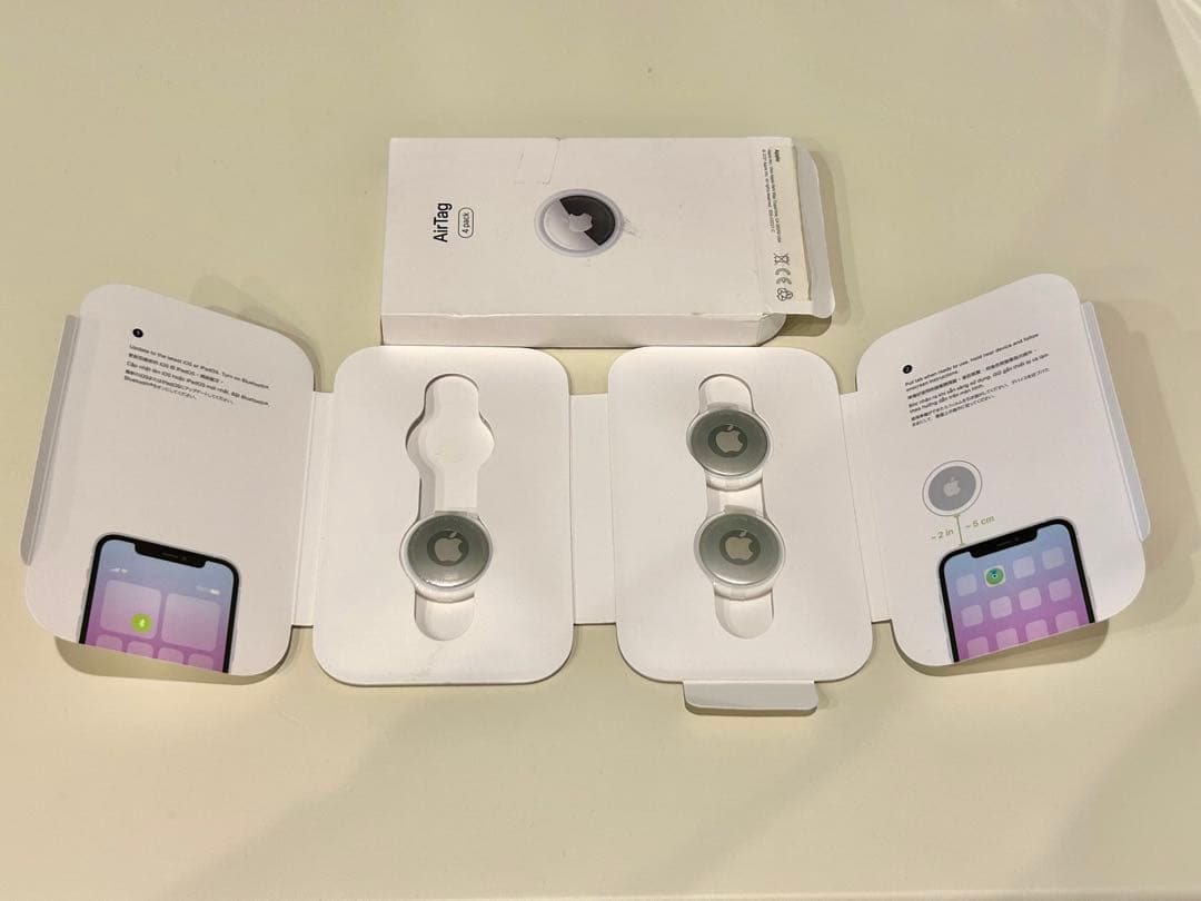 【未使用】Apple AirTag 3個　MX542ZP/A AirTag