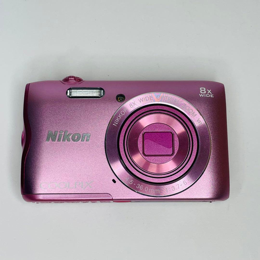 【美品】Nikon ニコン COOLPIX A300 ピンク デジタルカメラ