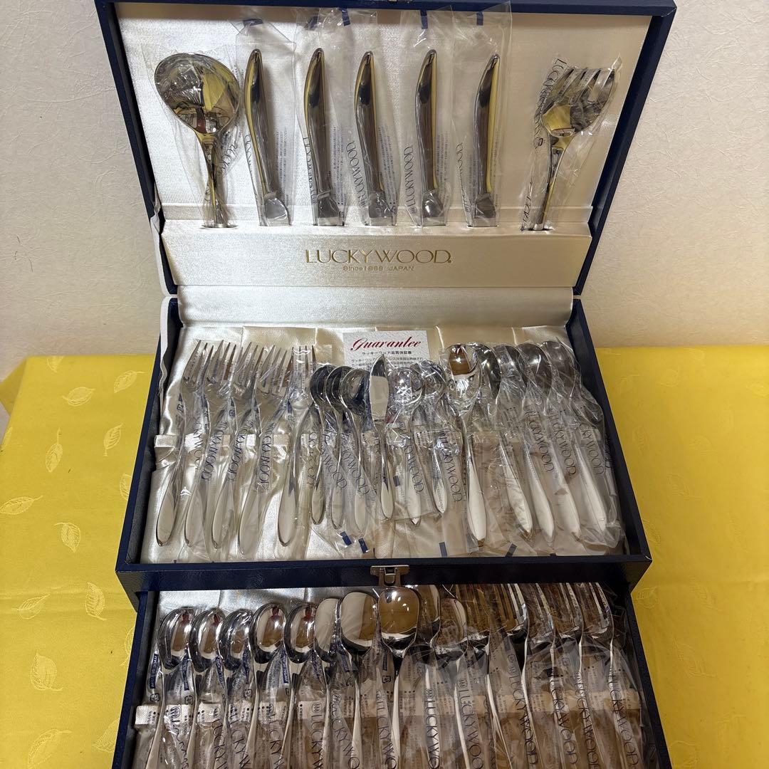 ラッキーウッド マリール ディナーセット〈38本セット〉 新品未使用品