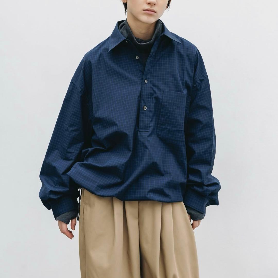 トップス CLESSTE MINI PLAID L/S PULLOVER SHIRT