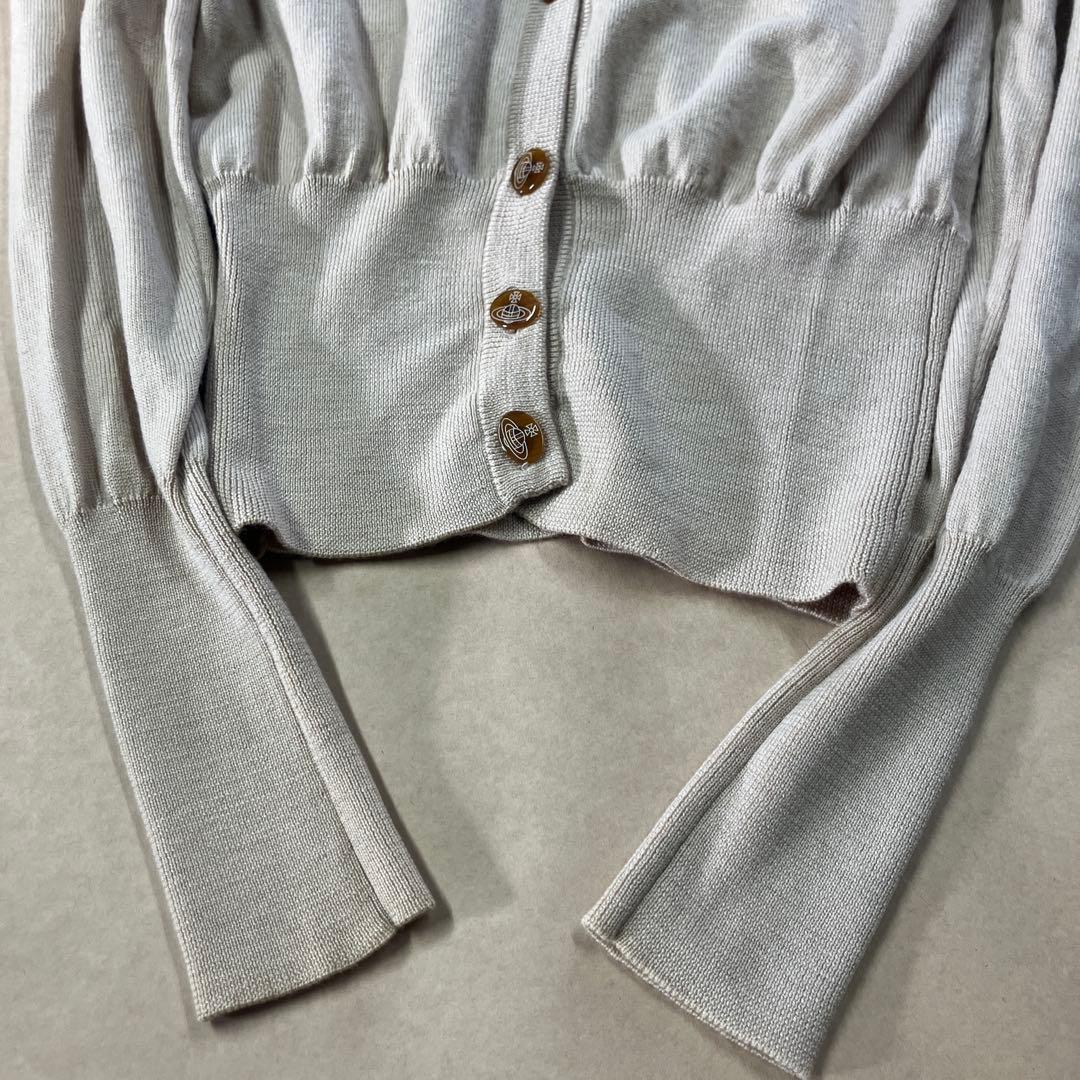 vivienne westwood カーディガン　ベージュ　ウール100%
