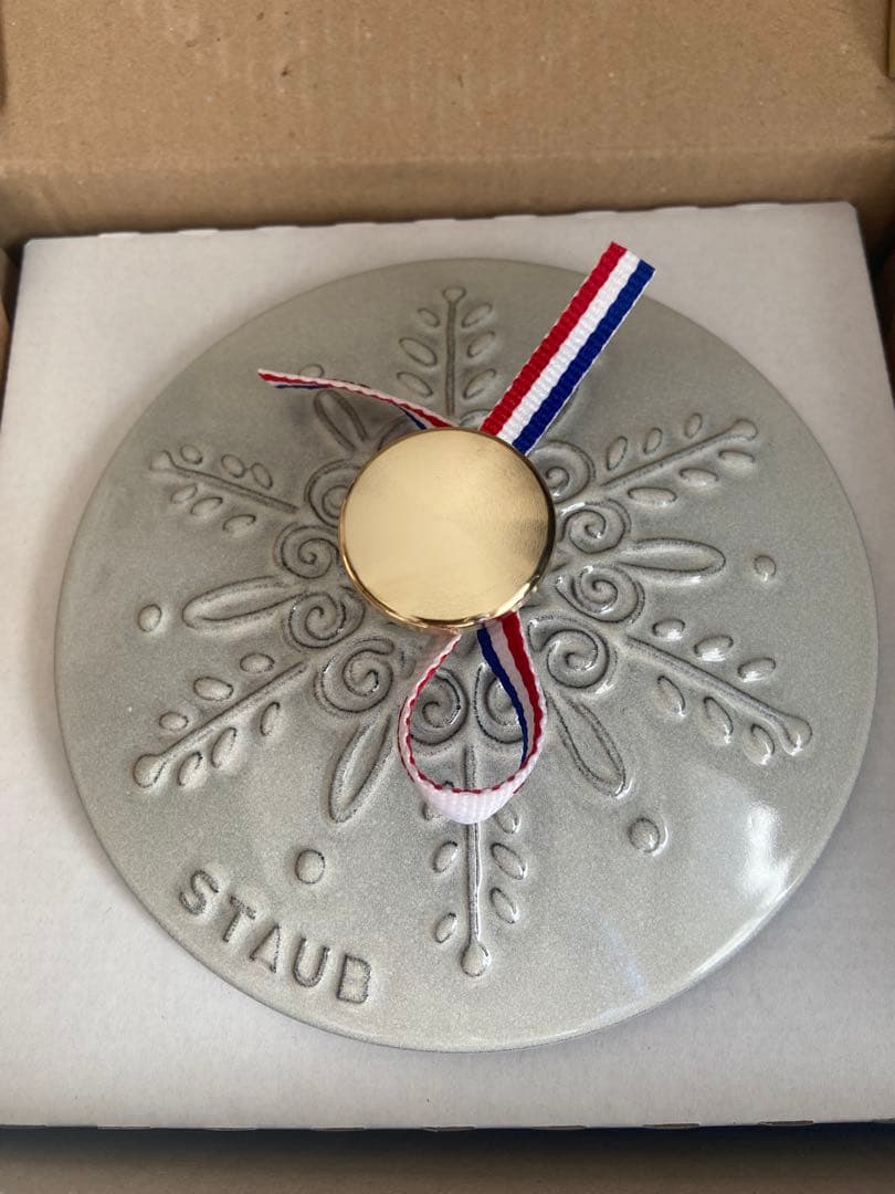 STAUB ワナベ16cm スノーフレーク　カンパーニュ