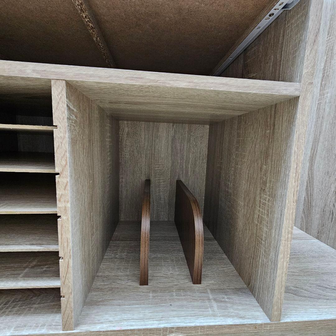 Cacao ランドセルラック おしゃれ 収納 棚 幅93cm ワイド 木製