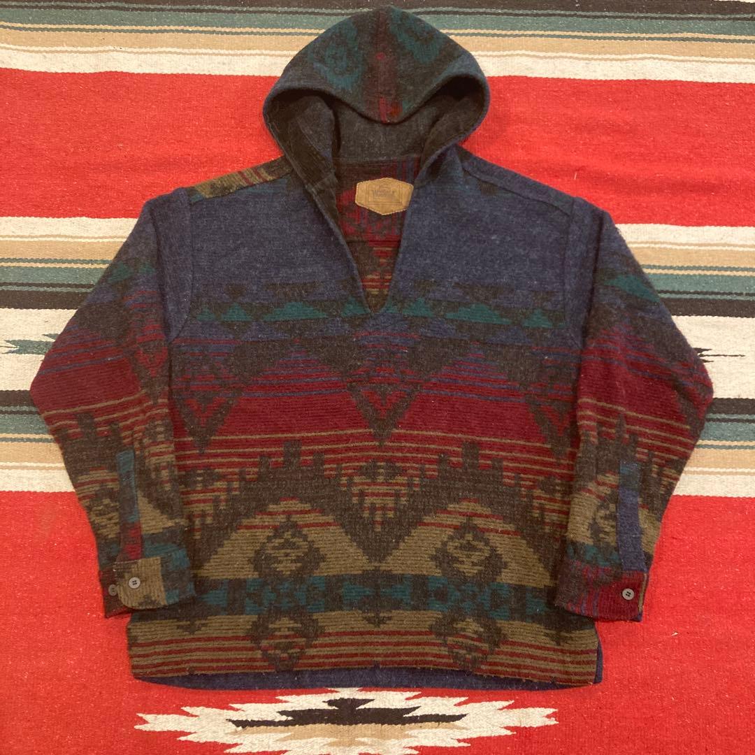 ウールリッチ　ネイティブ柄　90s USA製　プルオーバー　 メキシカンパーカー