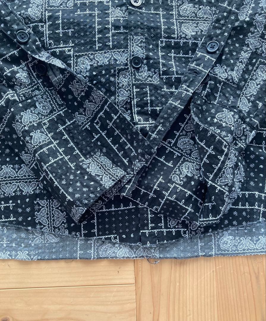 GREG LAUREN グレッグローレン 2 長袖シャツ ペイズリー 古着ラルフ