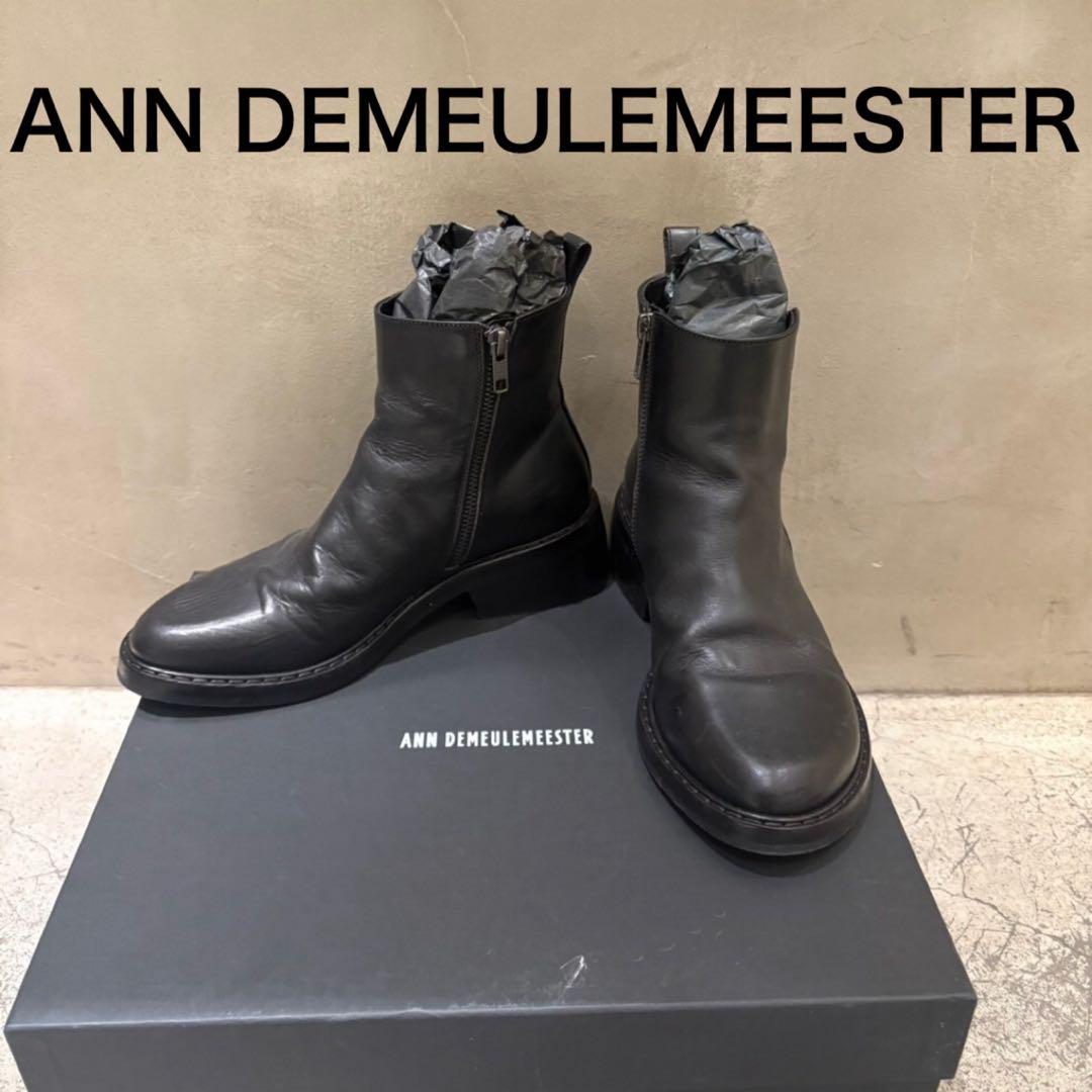 ANN DEMEULEMEESTER ショート ブーツ 箱 シューズケース付